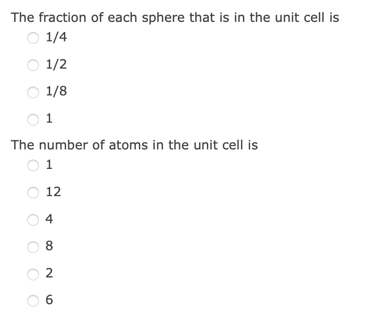 they are colored differently for clarity. The unit cell is fcc bcc