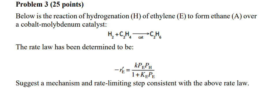 Please answer the reaction engineering problem accurately and as soon as