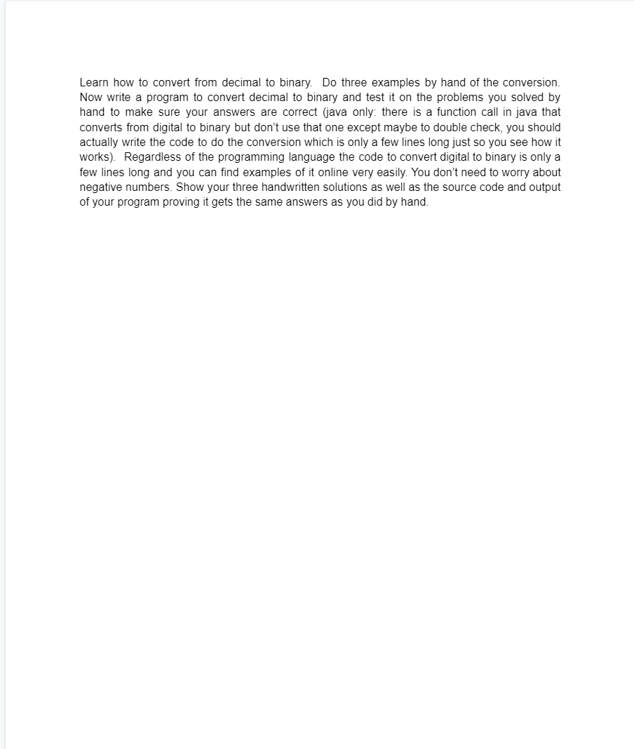 I need this in java not c++ or python please if you