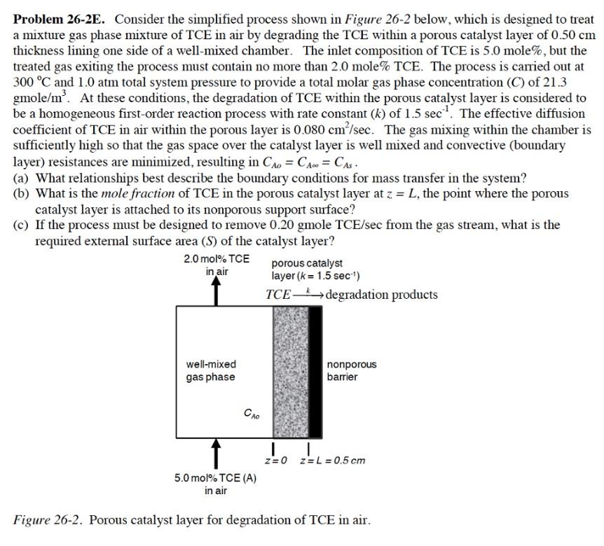  Problem 26-2E. Consider the simplified process shown in Figure 26-2 below,