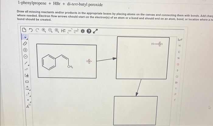 products of the following reactions, and propose mechanisms to support your predictions.