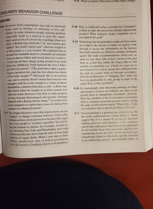  What is a prime? How does it diller f ONSUMER BEHAVIOR