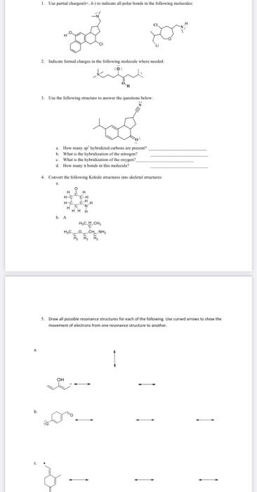 could you please help me with these organic chemistry questions. thank you