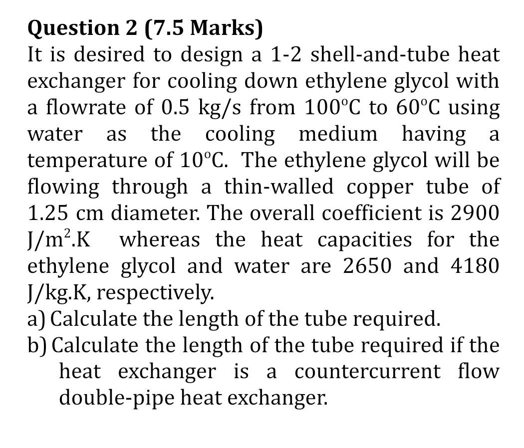 plz help asap as Question 2 (7.5 Marks It is desired