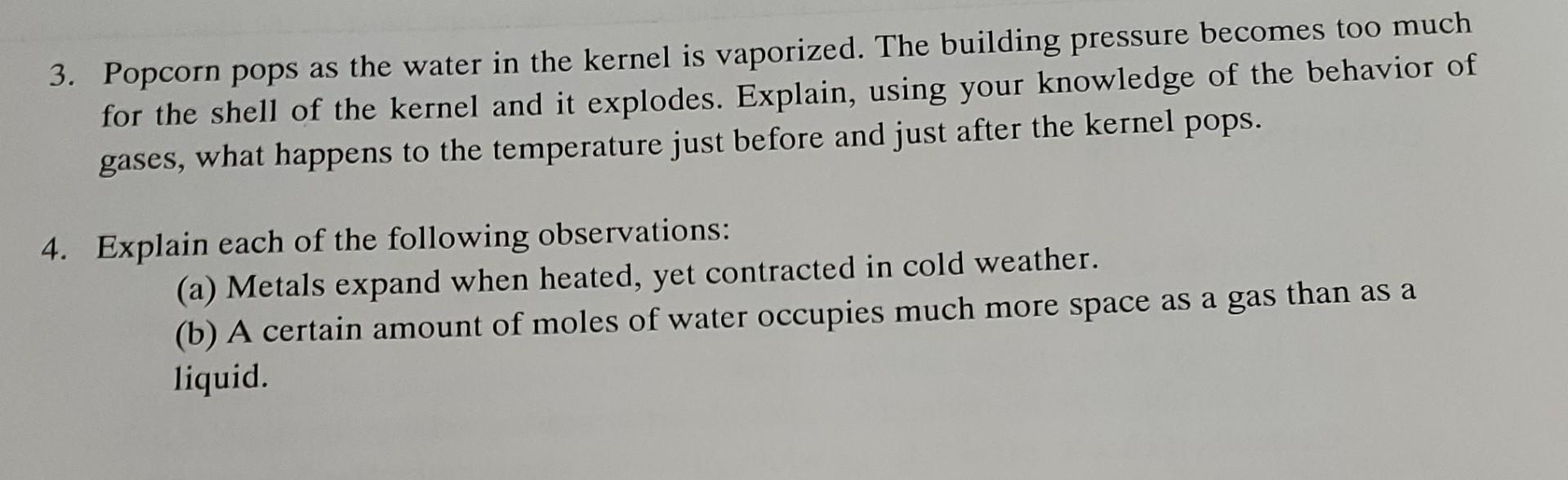 the following questions. a. What does it mean when we say that