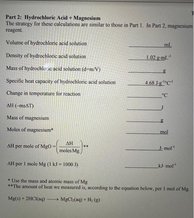 here starts what needs to be answered. Part 1: Cltric Acid +