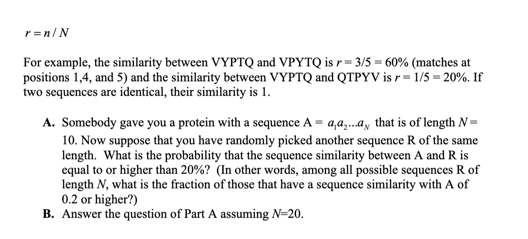 a chain molecule whose chemical identity (and, consequently, the structure) is determined