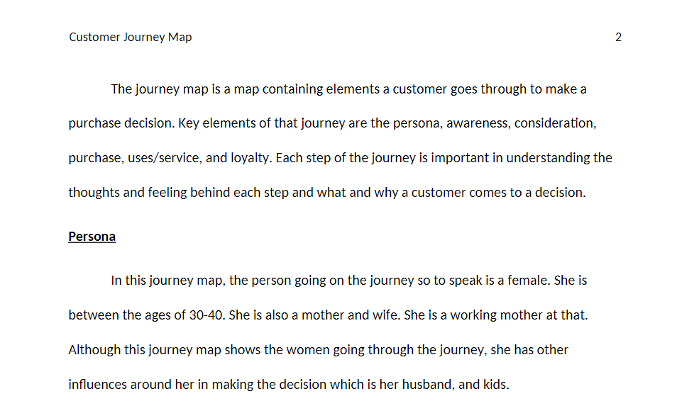 the instructions located on the Module 2: Journey Maps Assignment Instructions page.Module