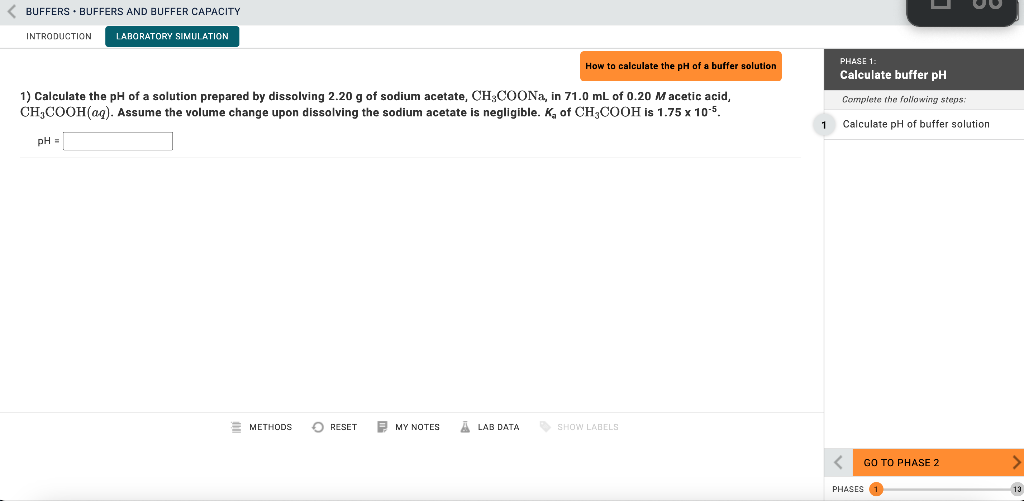 Please help solve 1) Calculate the pH of a solution prepared by