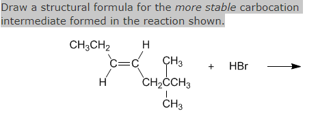 organic product of the reaction shown. Draw a structural formula for the