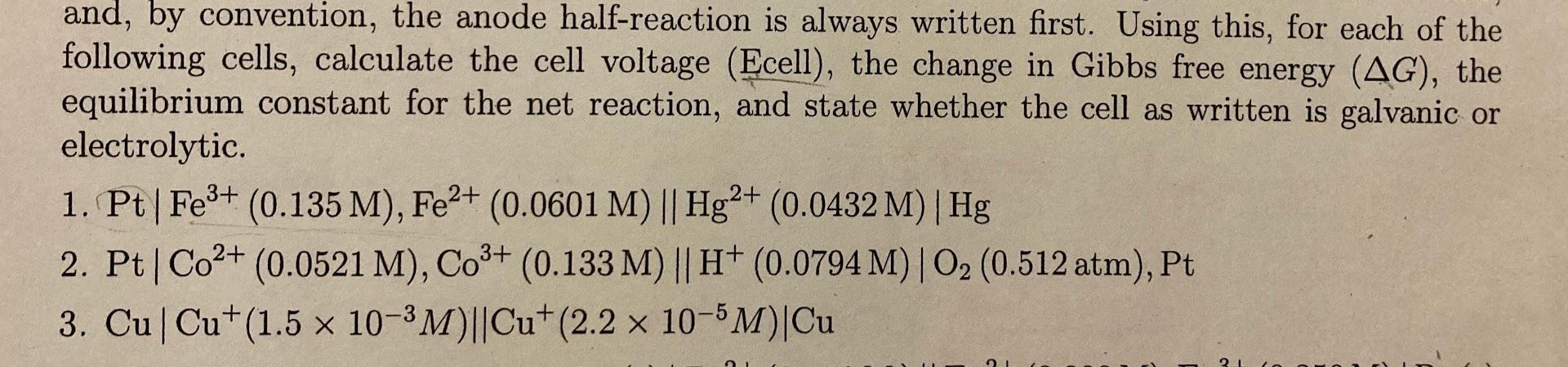 Specifically for question 2, I need a hand figuring out what voltage