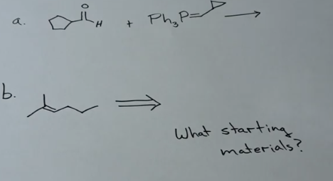 a. . + Phap= b. What starting materials