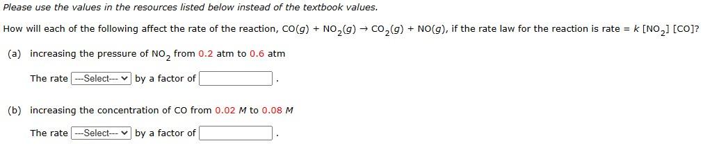  Please use the values in the resources listed below instead of