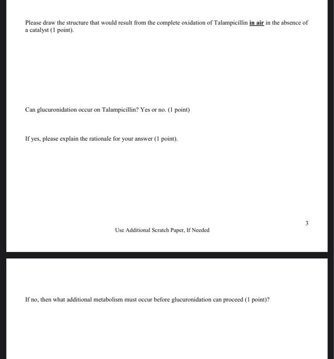  Please draw the structure that would result from the complete oxidation