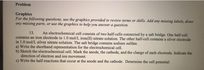  Problem 13. Graphics For the following questions, use the graphics provided