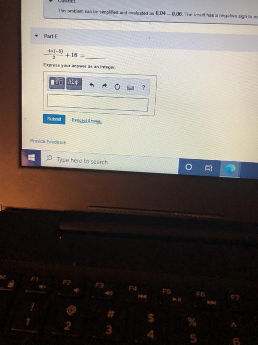  This problem can be simplified and evaluated as 0.04 -0.00. The