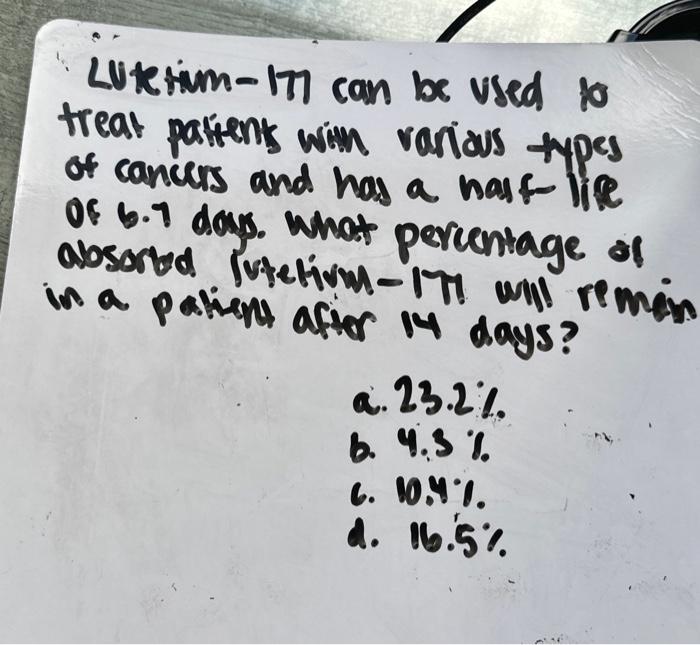 pls help. will like. thx! Luktimm 177 can be used to treat