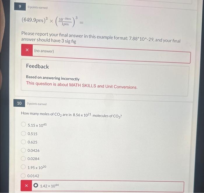  (649.9pm)3(1pm10100m)3= Please report your final answer in this example format: 7.881029,