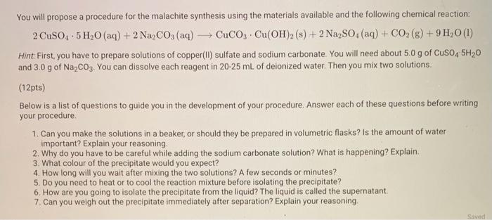 Help me in solving these problems You will propose a procedure for