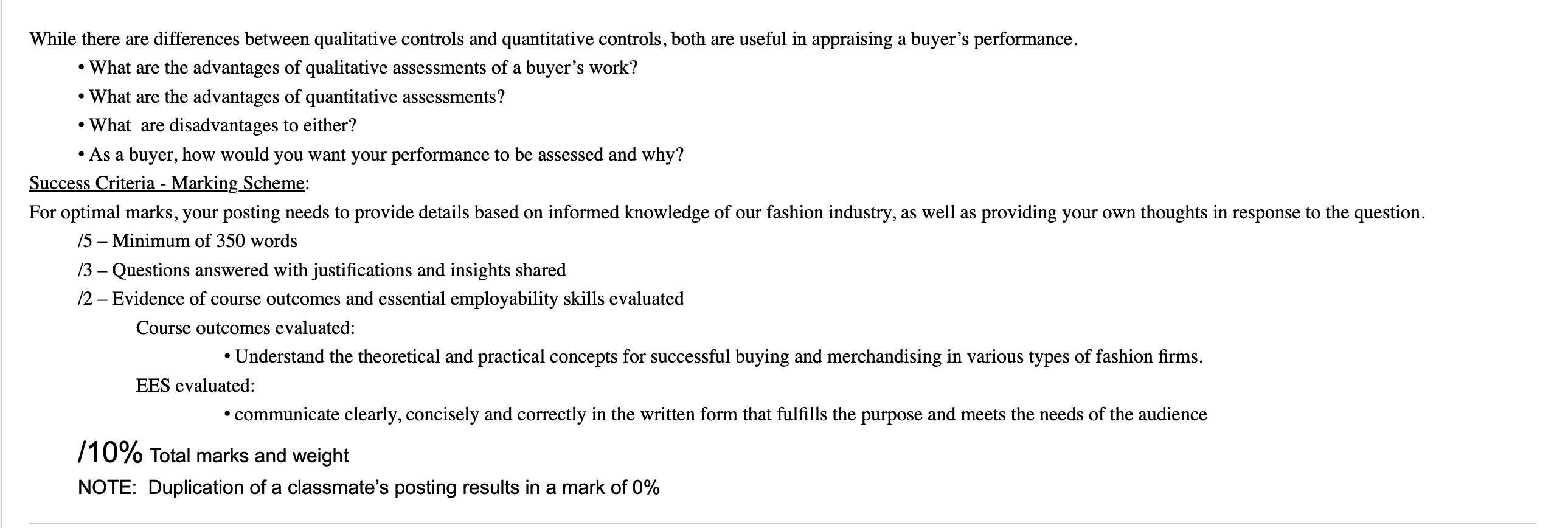  While there are differences between qualitative controls and quantitative controls, both