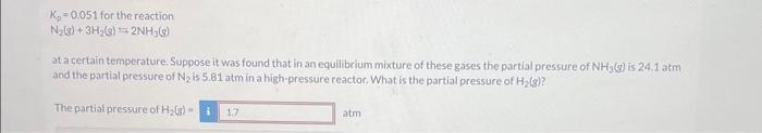 the answer 1.7 is wrong!! please show all steps and explain Kp=0.051