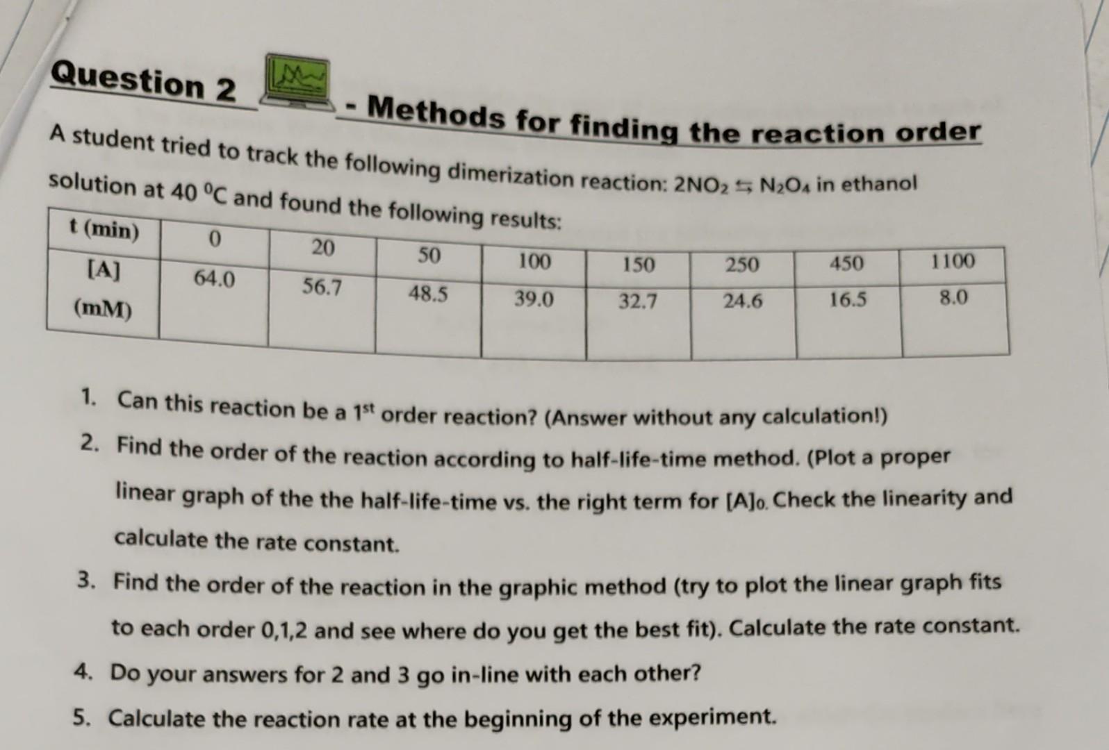  Devide your answer to 5 section as in the question. Add