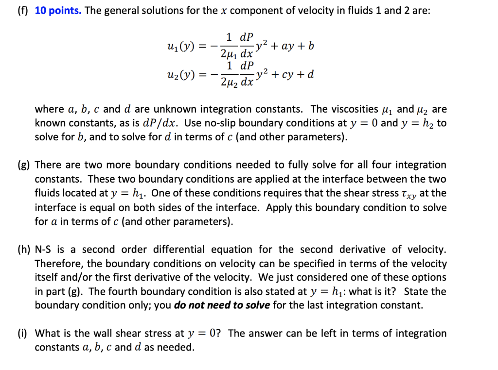 direction driven by a pressure gradient. The fluids are located between fixed