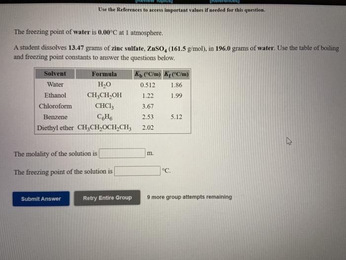 Use the References to access important values if needed for this