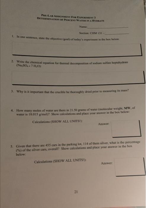 help please 1. In one sentence, state the objective (goal) of today's