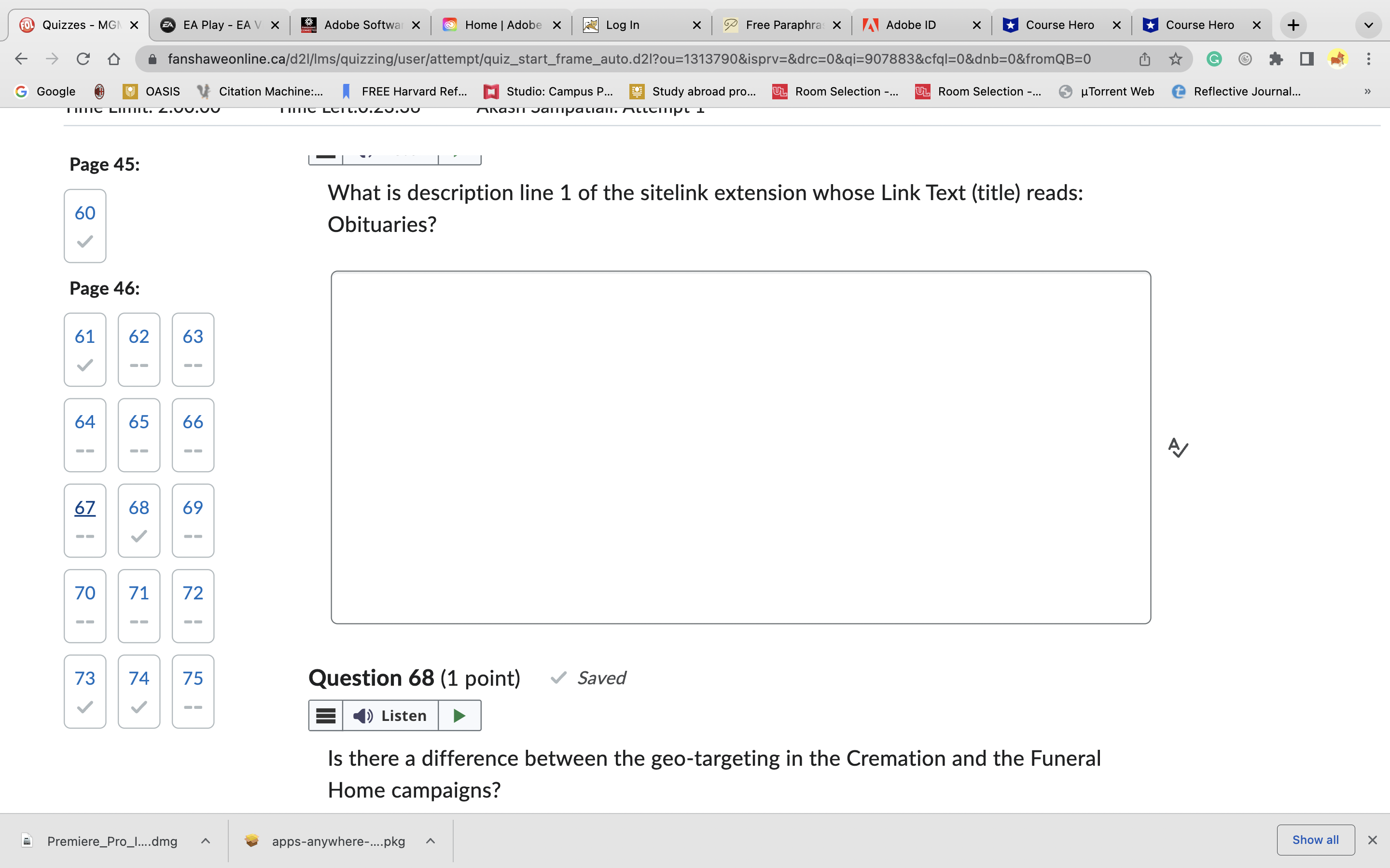  FOL Quizzes - MGM X EA Play - EA V X