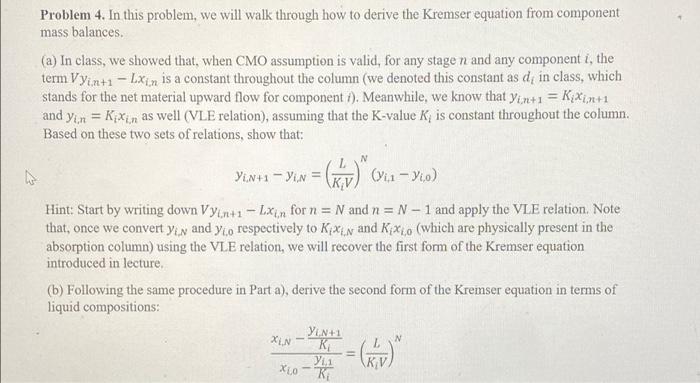  N Problem 4. In this problem, we will walk through how