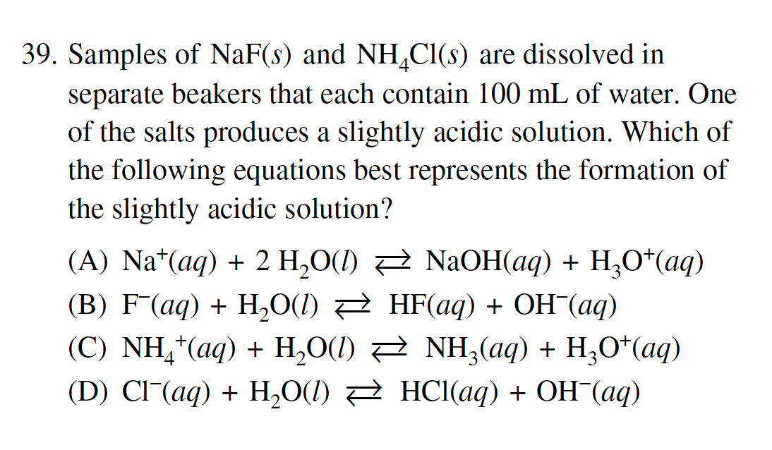 Could someone please explain the answer explanations for this question? 39. Samples