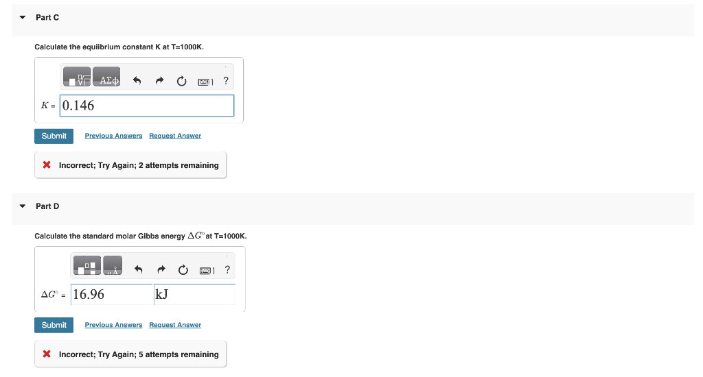 systems A and B:AB For calculating the equilibrium constant we represented the