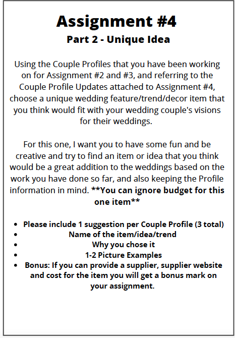 for them up until now( couple 3,4,5) . ignore the wedding budgets