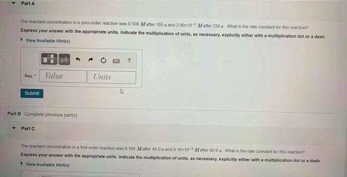 reaction may be arranged such that they resemble the equation for a