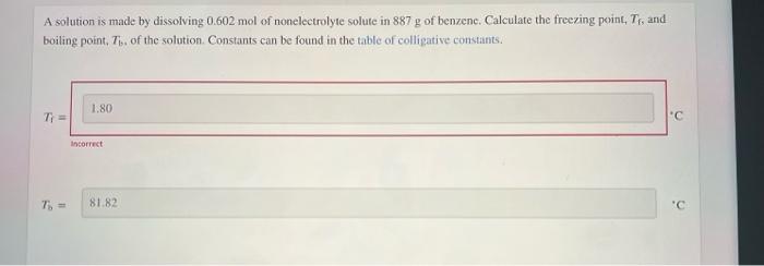 elevation calculations at 1 atm: C G H 6 6 Ky value*