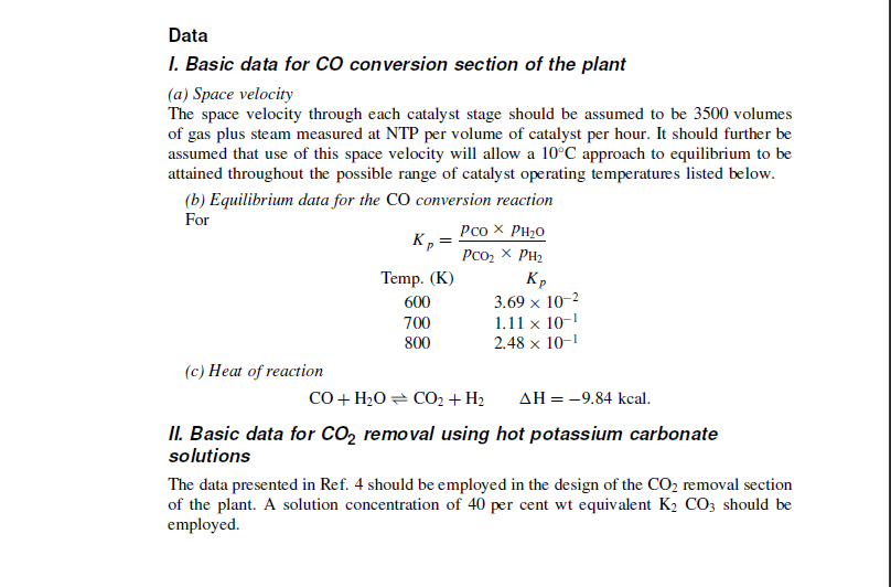 at least 95 per cent purity. The process to be employed is