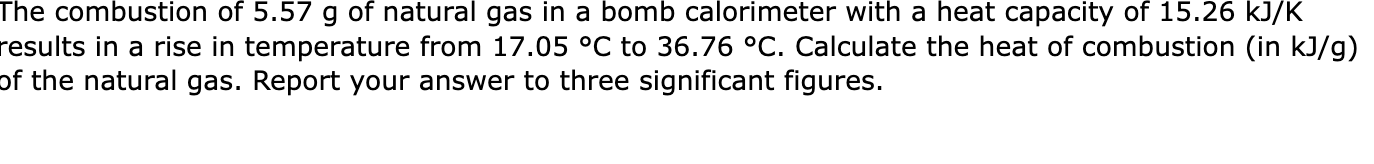  Combustion Calorimeter Question! 