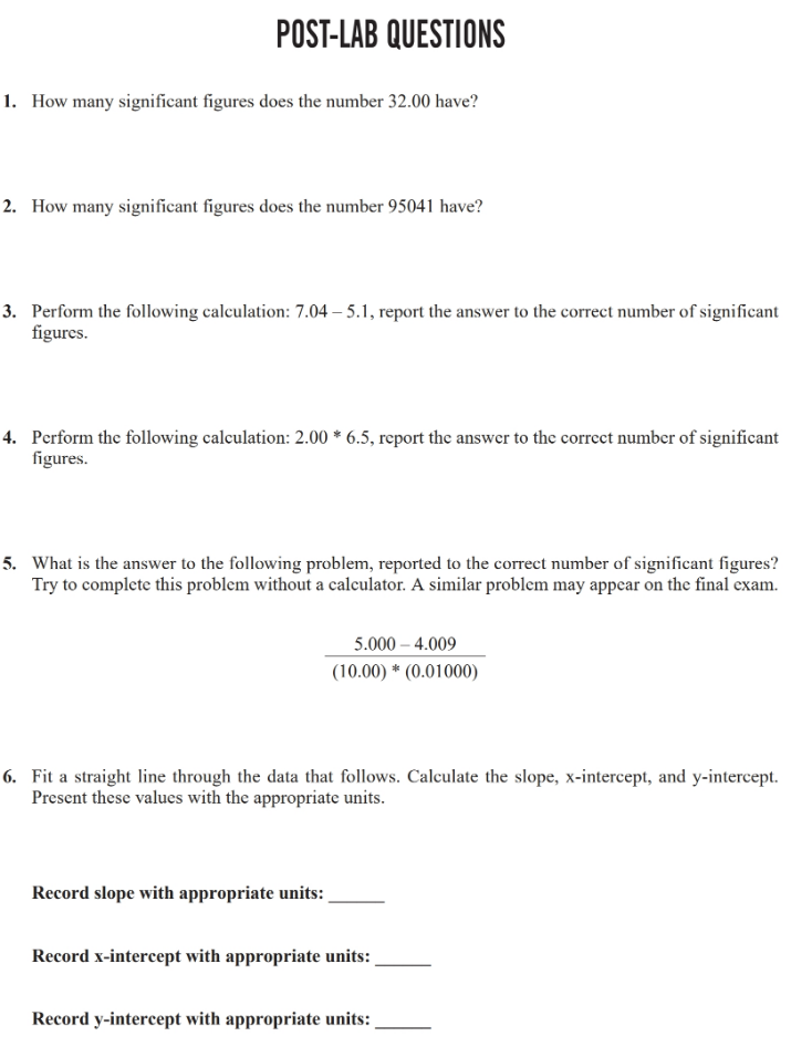  number 6, i don't get it how to do POST-LAB QUESTIONS