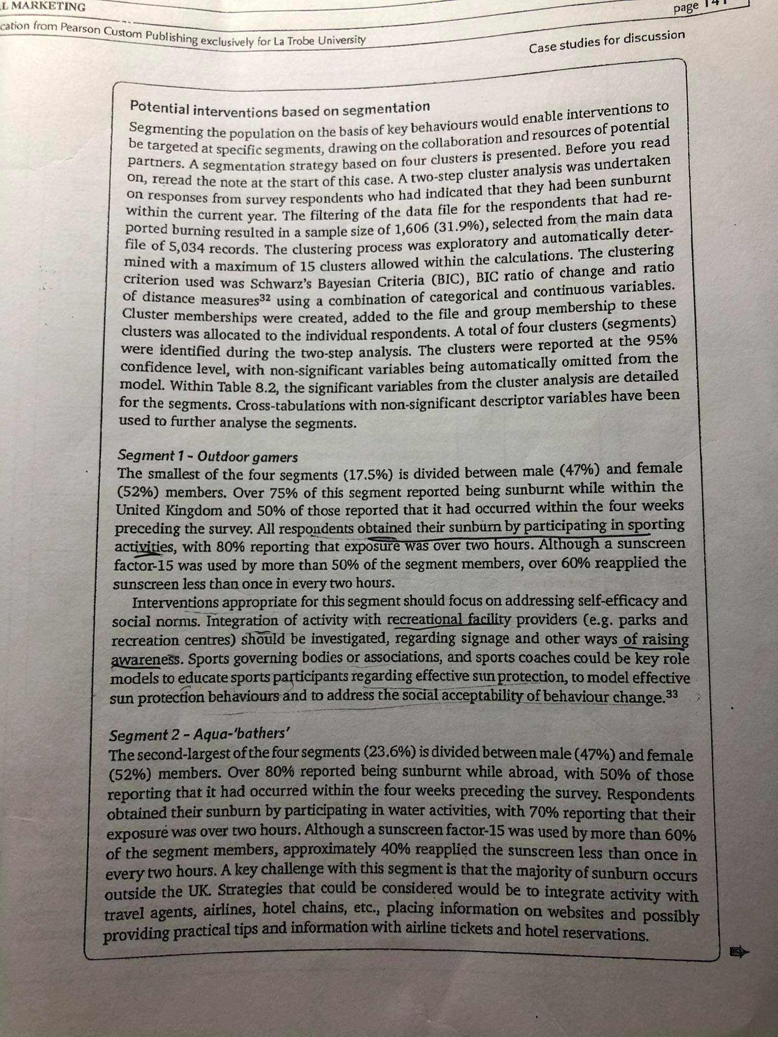 form on page 185, provide recommendations as to how the effects of