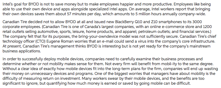 wants to be able to bring it to work and use it