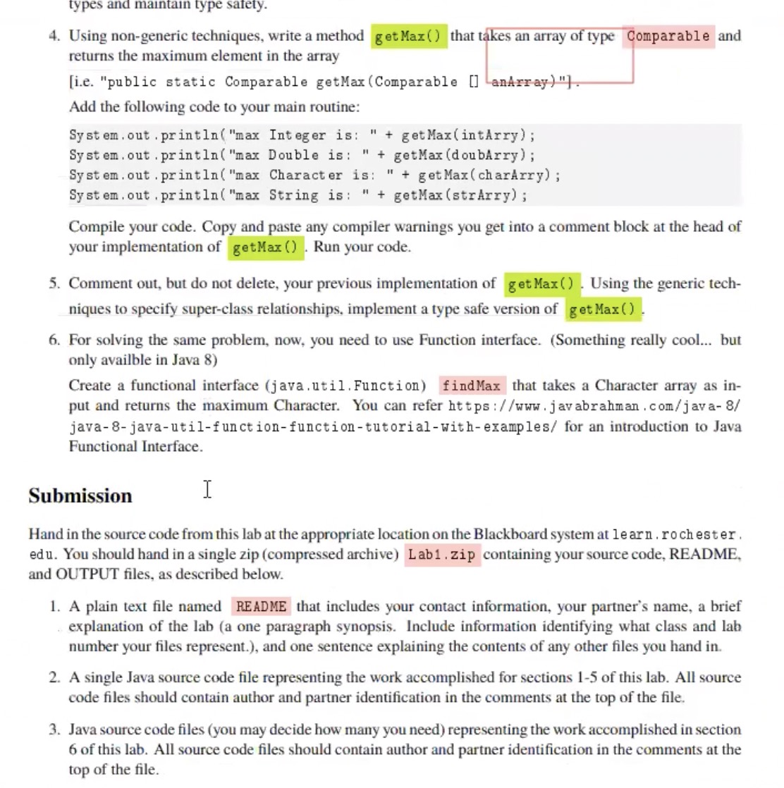 official Java Generics tutoria https : //docs. oracle . com/javase/tutorial/java/generics/index. html/ for
