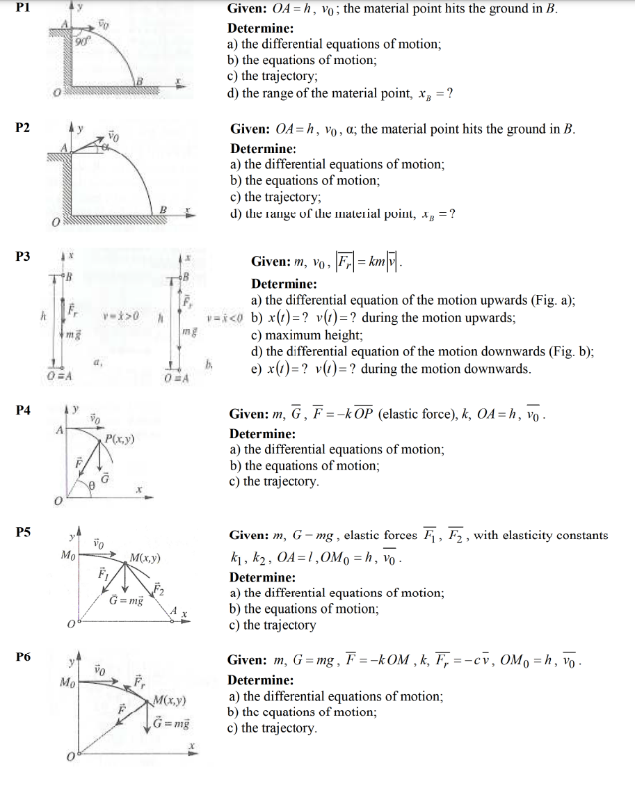  can you help me with some mechanical engineering exercises ? these