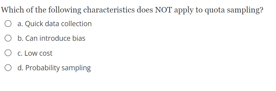 related to systematic sampling errors is NOT true? O a. These errors