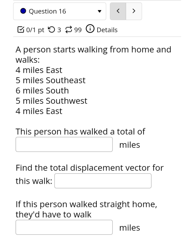of this point X = y=. Question 18 E on pt 0