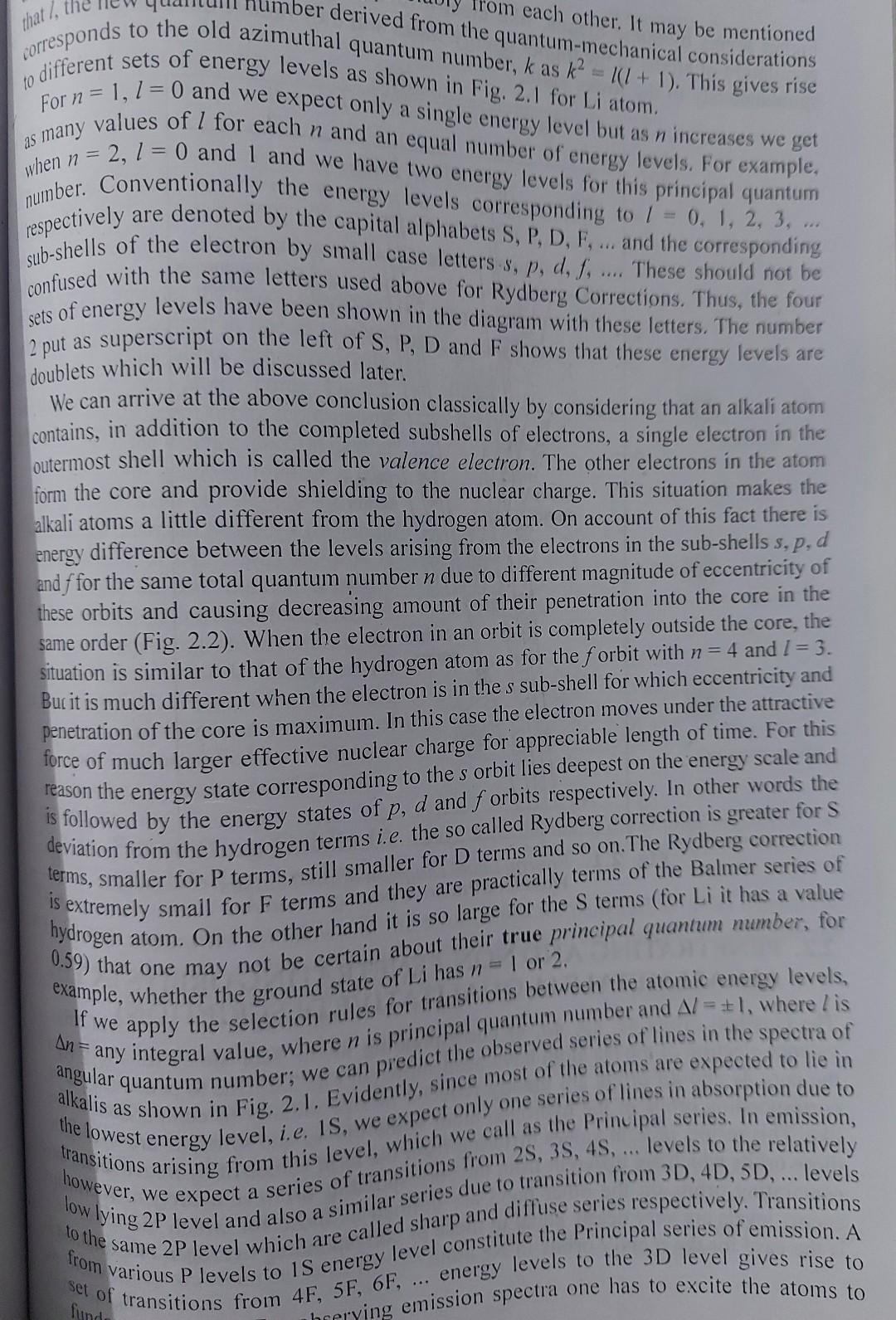 mber derived from the quantum-mechanical considerations that), respectively from each other.