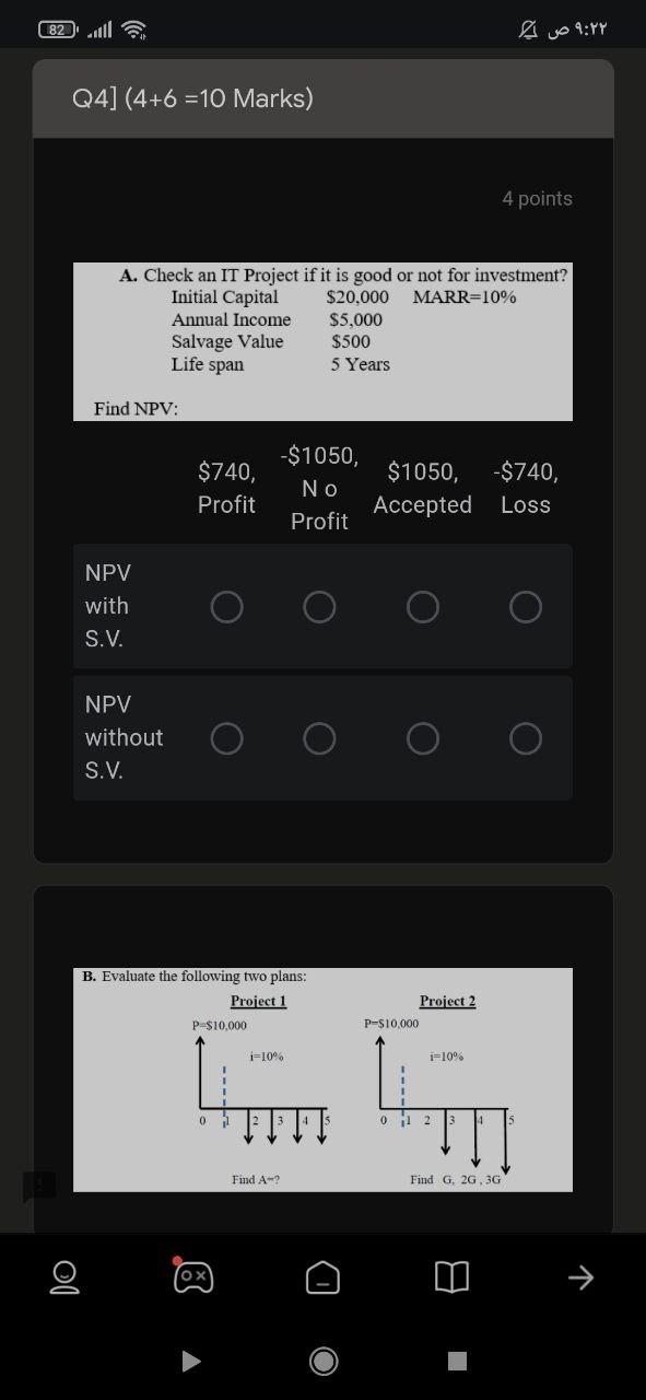  . 82 ] : 9 Q4] (4+6 =10 Marks) 4 points