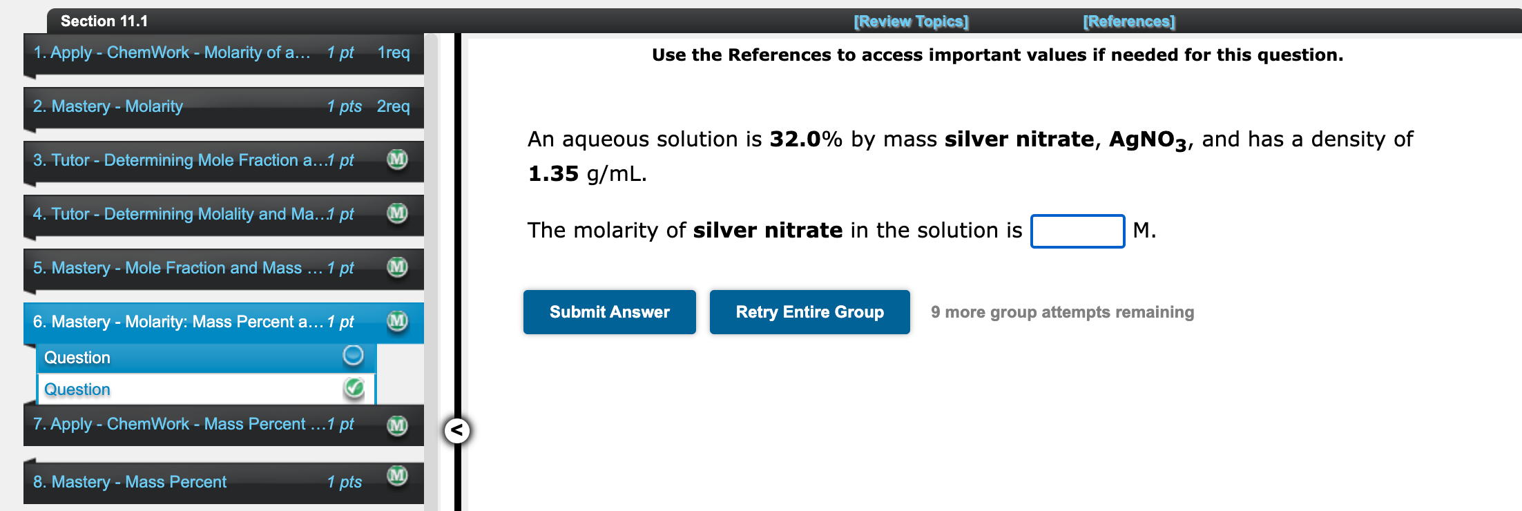 GOOD REVIEW AND LIKE Section 11.1 1. Apply - - ChemWork -