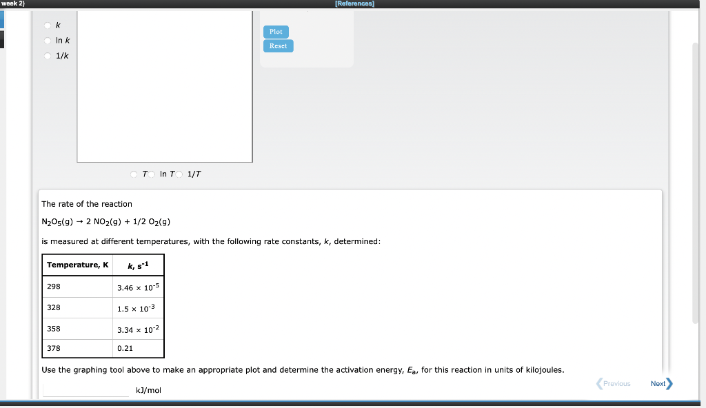 question. The rate of the elementary reaction NO+CH3OCH3HNO+CH3OCH2 has been studied as