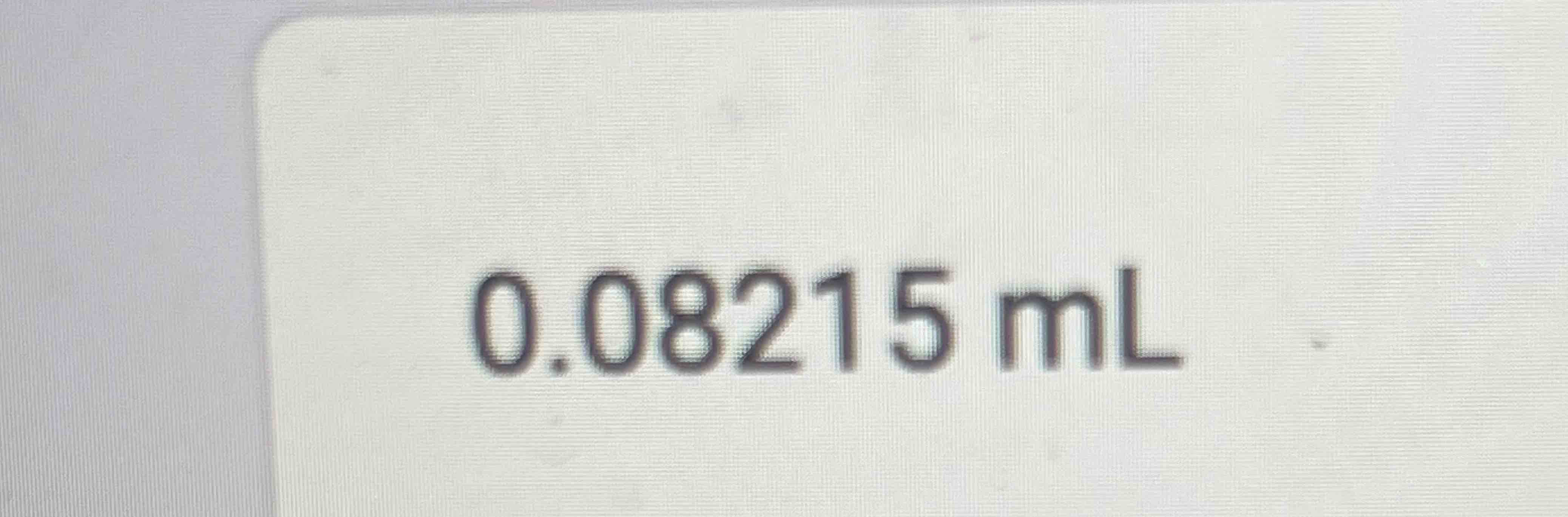  0.08215mL 